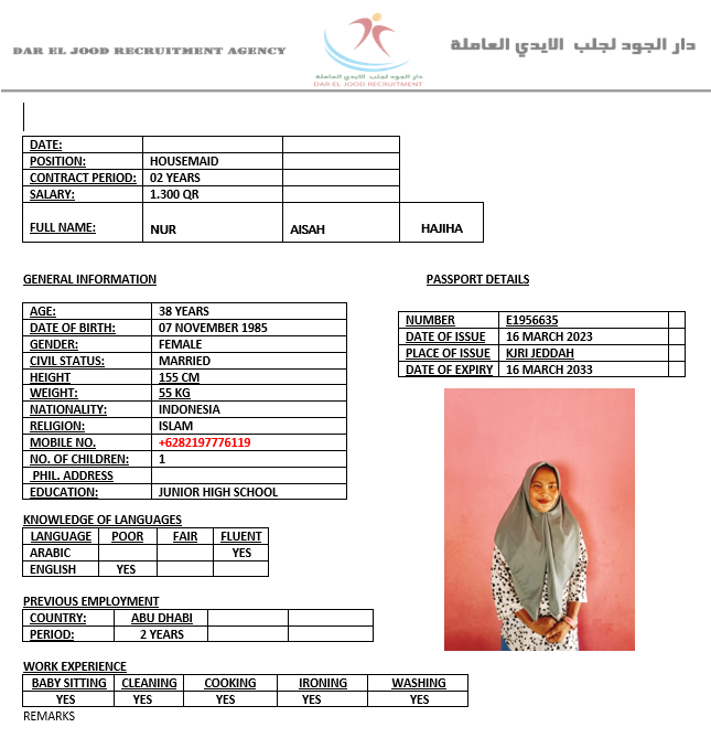 دار الجود لجلب الايدي العاملة 17
