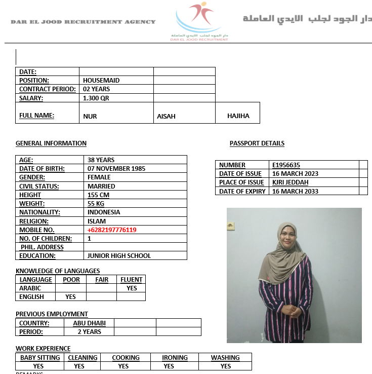 دار الجود لجلب الايدي العاملة 45