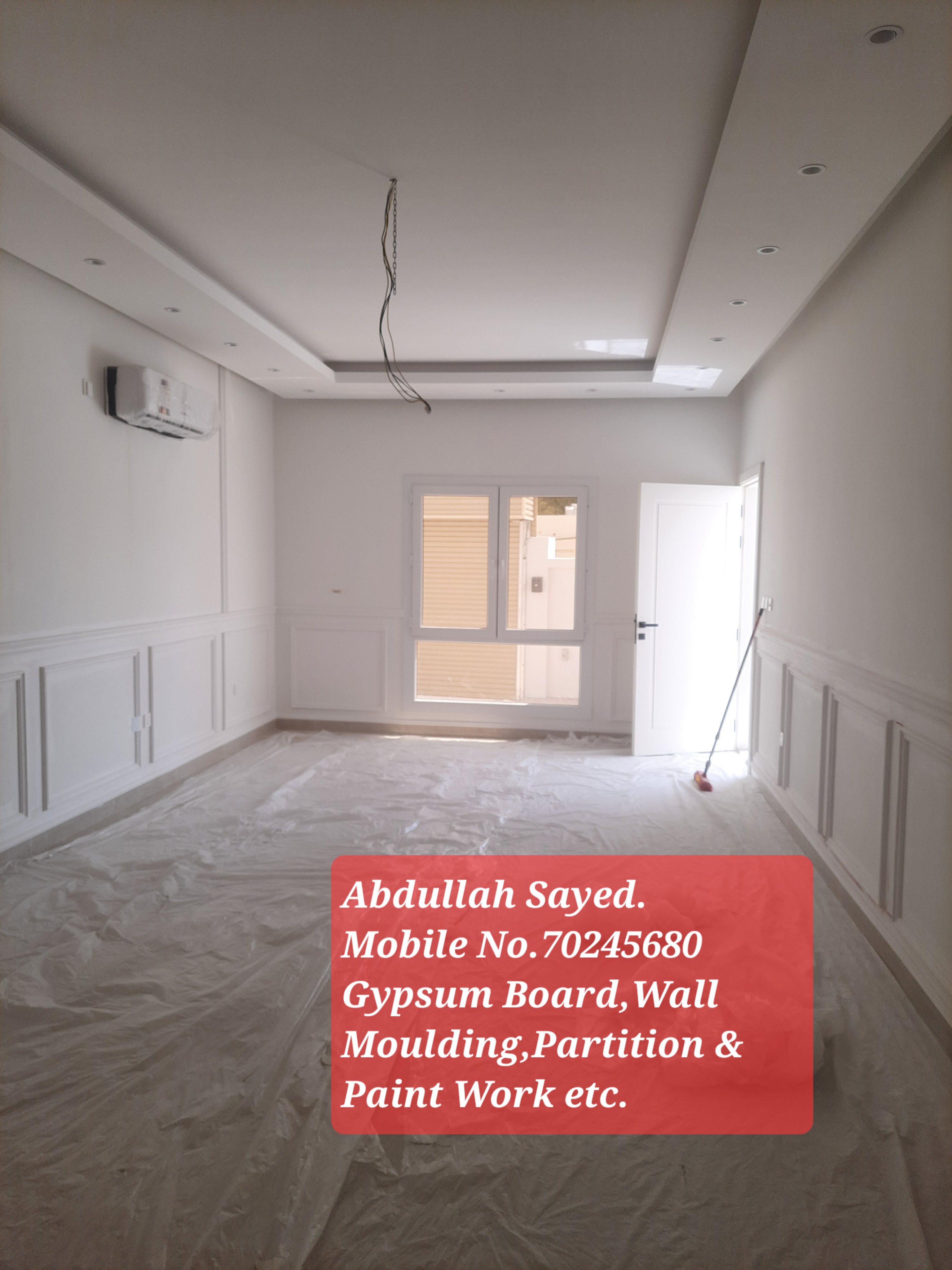 ديكورات جبس بورد على الأسقف والجدران والقوالب وغيرها. 00974-70245680 4