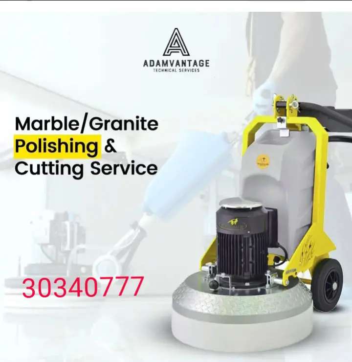 Marble polishing service Qatar - خدمات الصيانة - في قطر