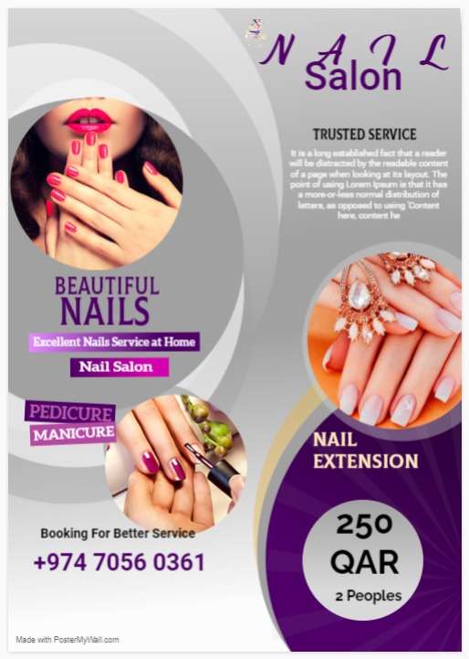Nail salon - مراكز التجميل - في قطر