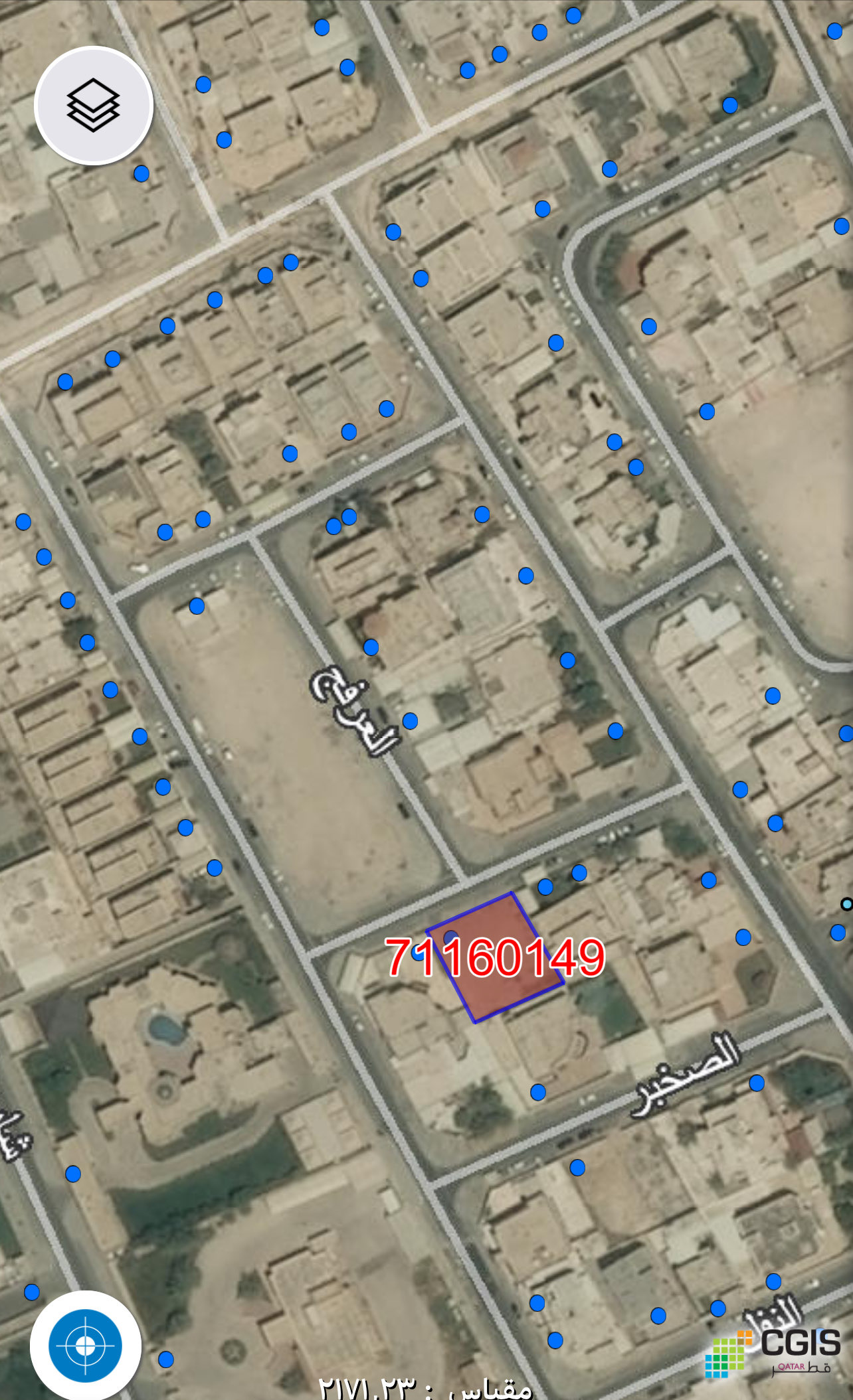 أرض سكنية للبيع بالخريطيات 823م على شارع واحد - الدوحة - في قطر