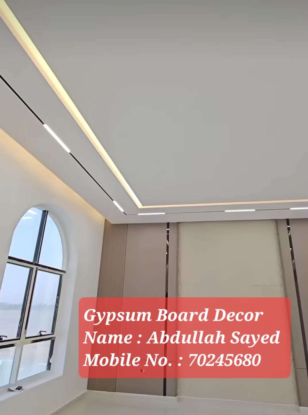 ديكورات جبس بورد على الأسقف والجدران والقوالب وغيرها. 00974-70245680 - الديكور والتصميم الداخلي - في قطر
